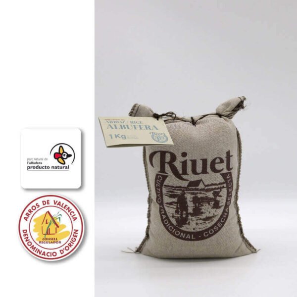 Traditional Rice for Paella Riuet ALBUFERA 1kG and 5Kg