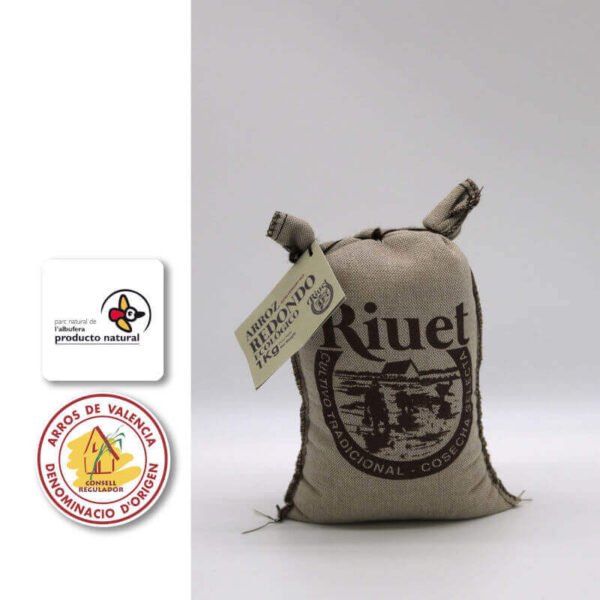 Traditional Rice for Paella Riuet REDONDO 1kG and 5Kg