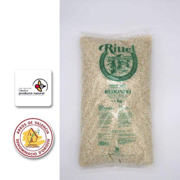 Traditional Rice for Paella Riuet REDONDO 1kG and 5Kg