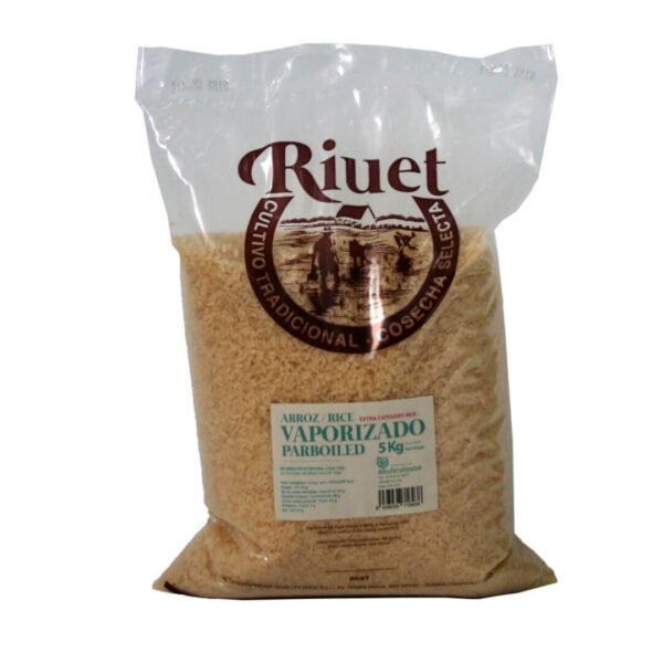 Traditional Parboiled Rice for Paella Riuet VAPORIZADO 5Kg